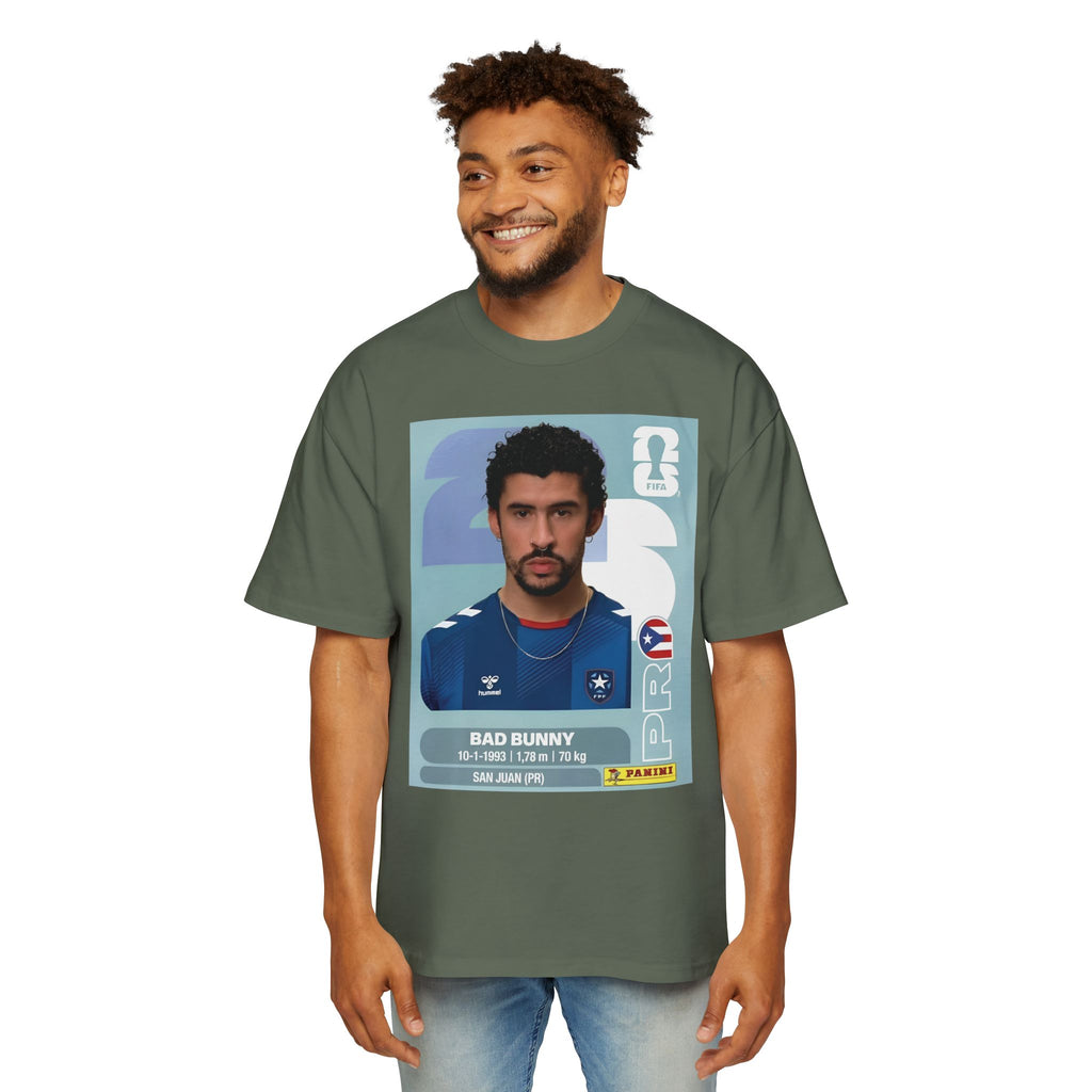 Bad conejo panini  - Men's Heavy Oversized Tee