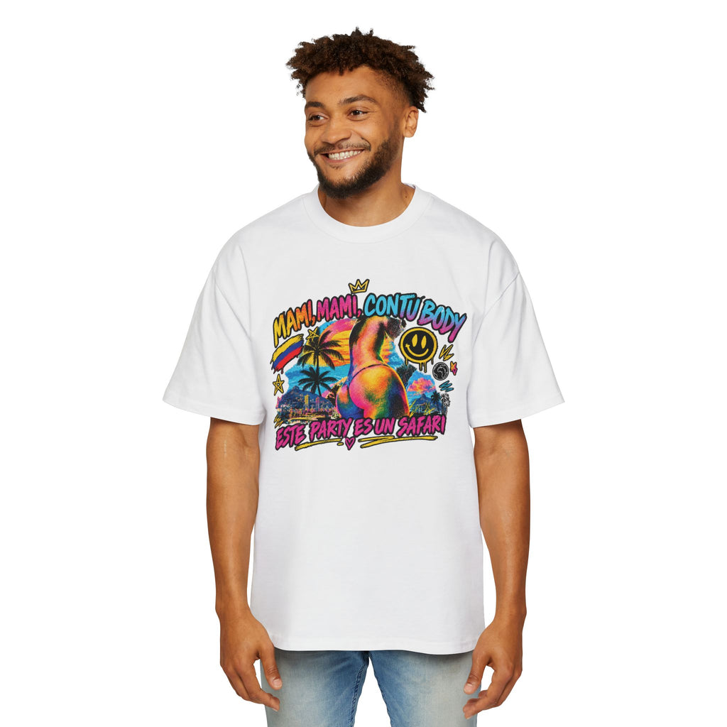 Con tu body - Men's Heavy Oversized Tee