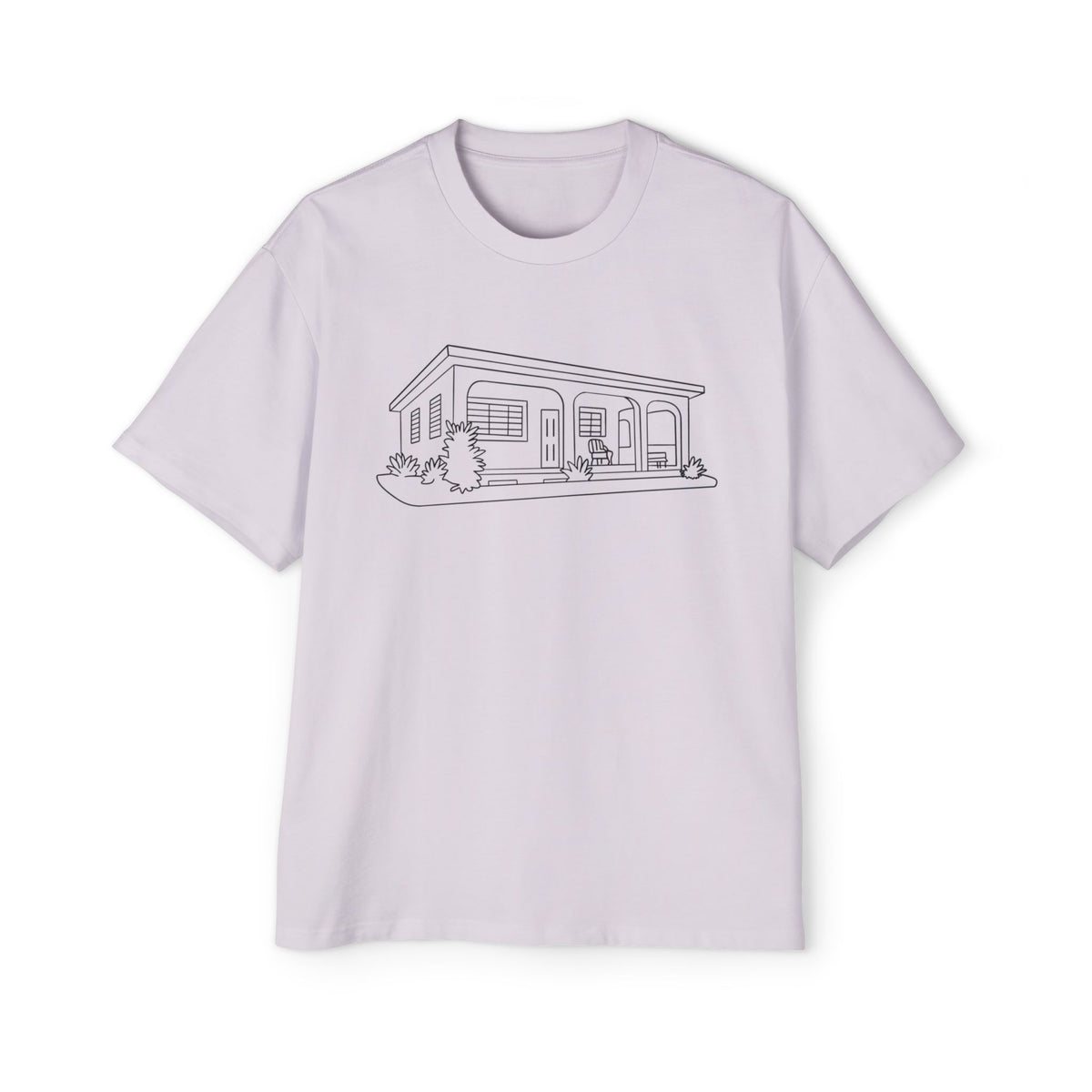 La casita - Men's Heavy Oversized Tee