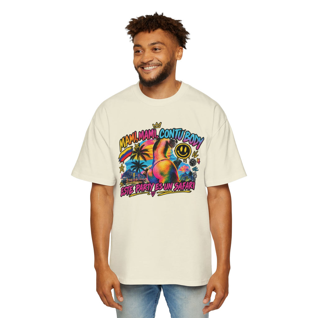 Con tu body - Men's Heavy Oversized Tee