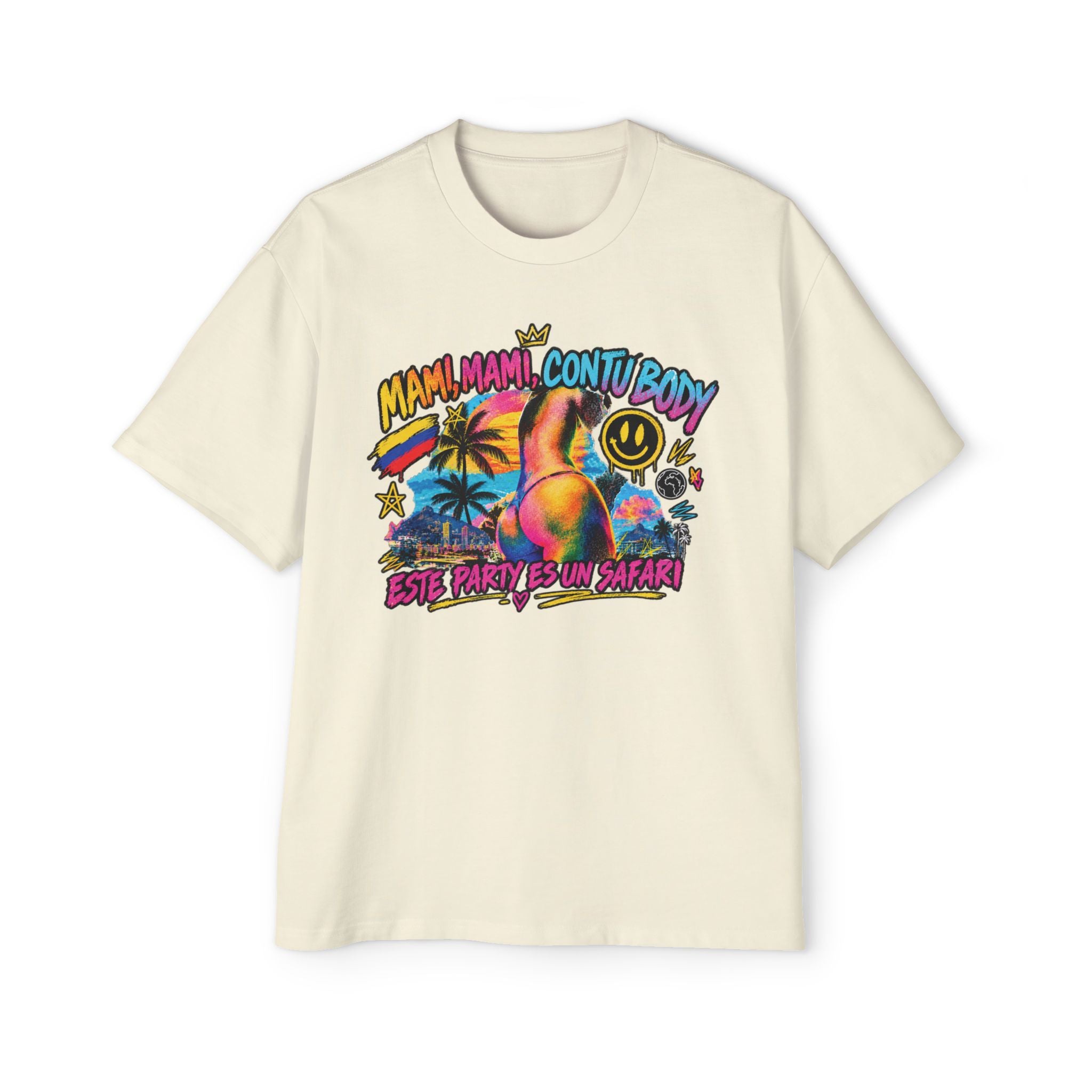 Con tu body - Men's Heavy Oversized Tee