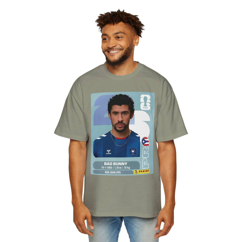 Bad conejo panini  - Men's Heavy Oversized Tee