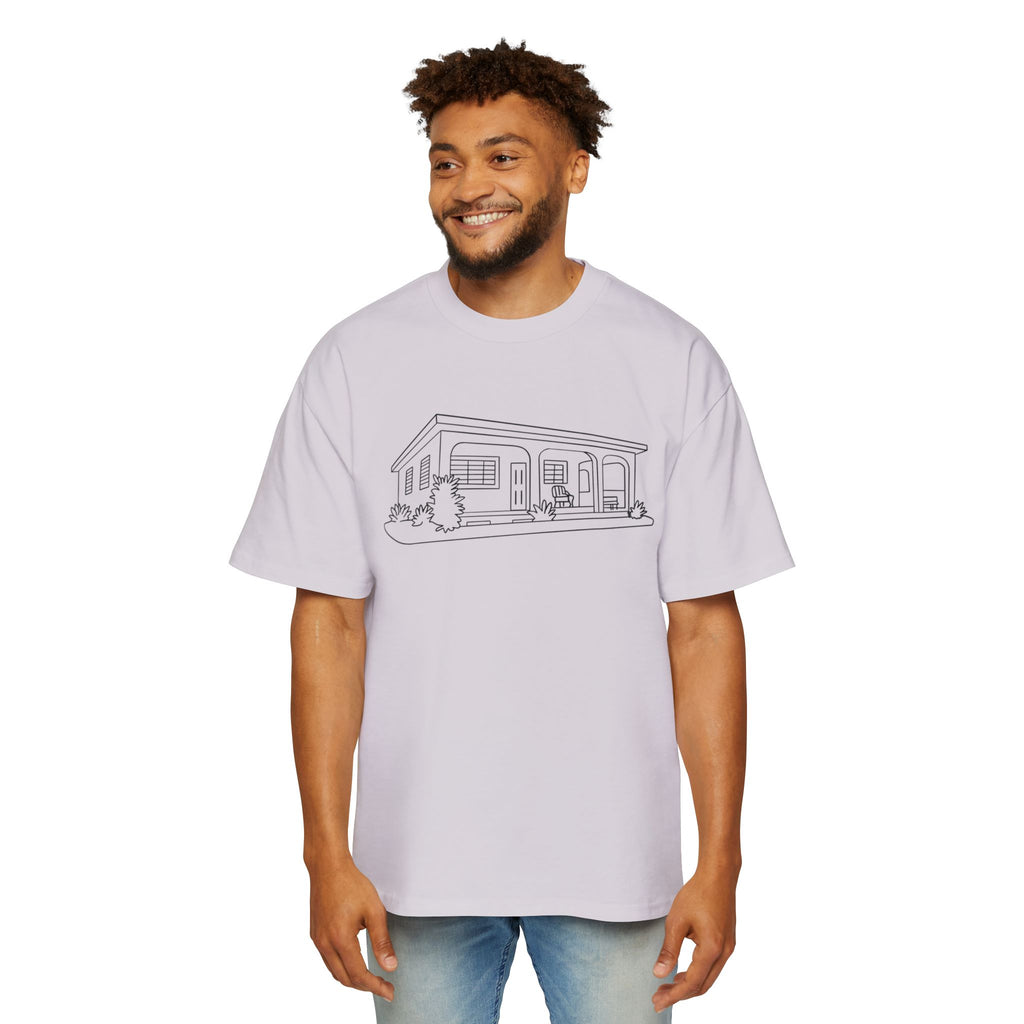 La casita - Men's Heavy Oversized Tee