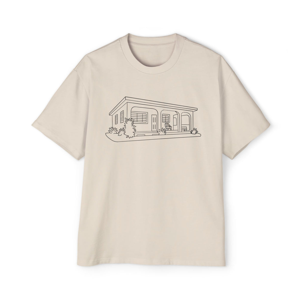 La casita - Men's Heavy Oversized Tee