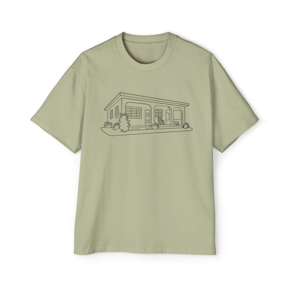 La casita - Men's Heavy Oversized Tee