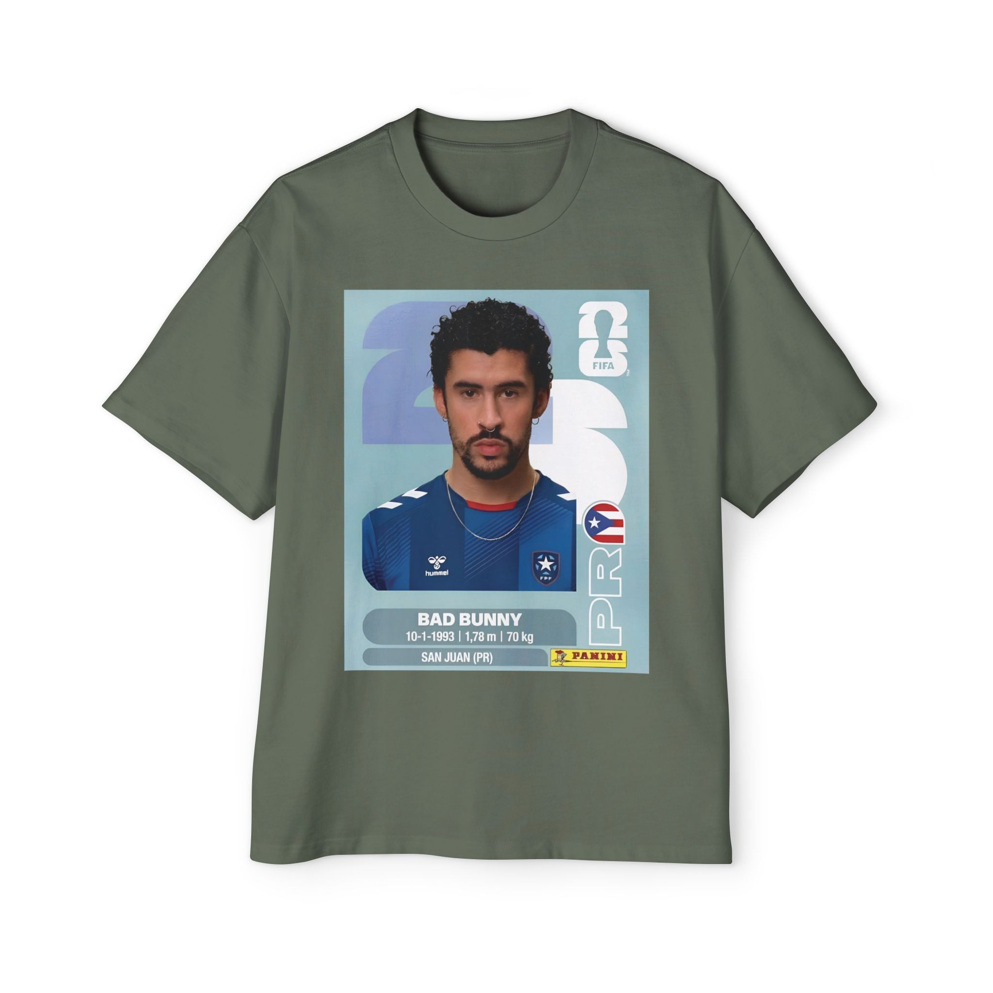 Bad conejo panini  - Men's Heavy Oversized Tee