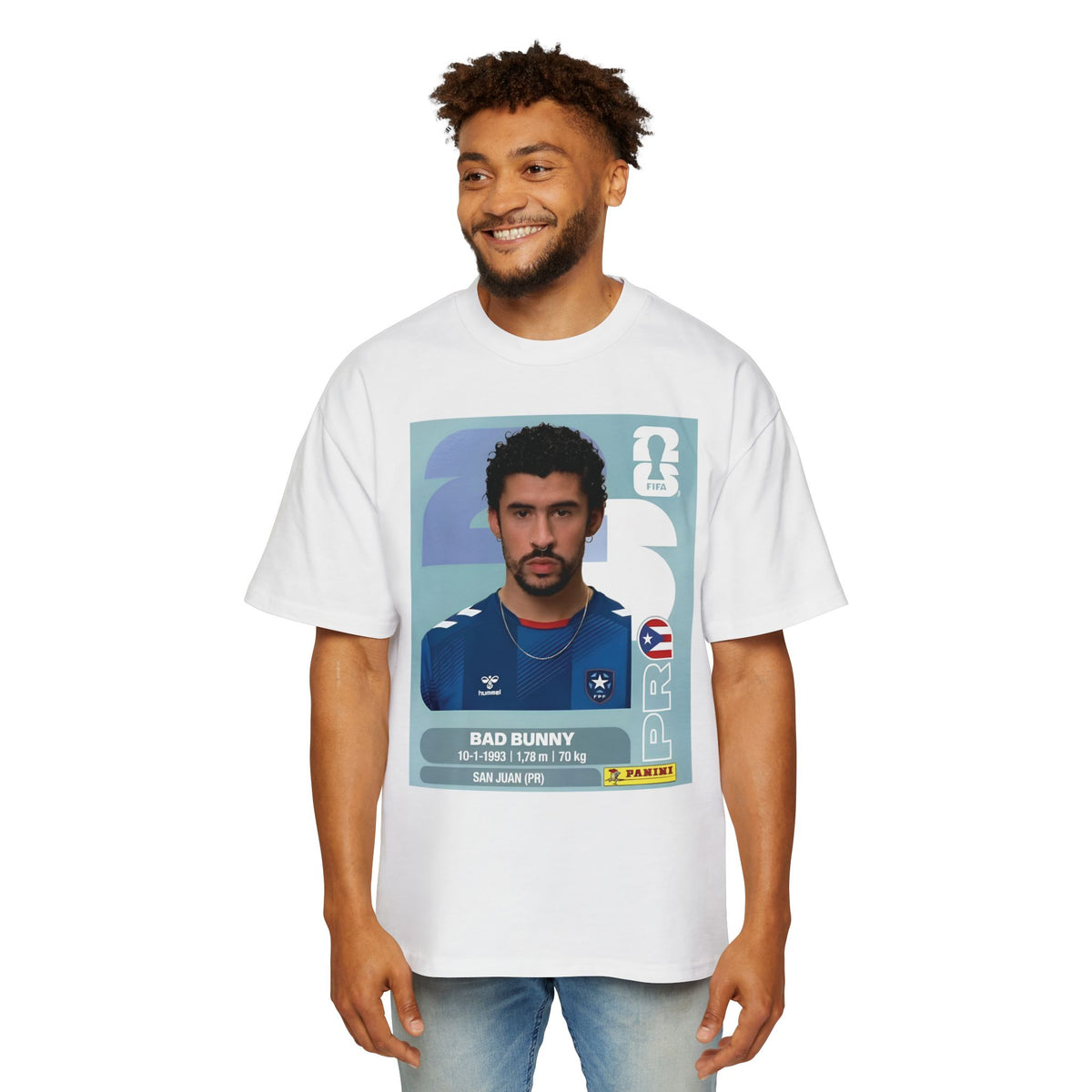 Bad conejo panini  - Men's Heavy Oversized Tee