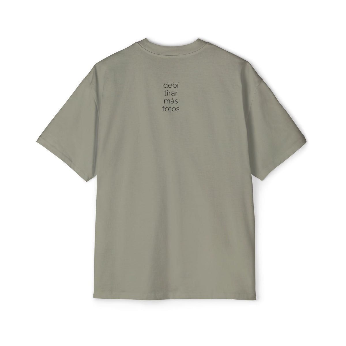 Copy of Debí tirar más fotos - Men's Heavy Oversized Tee