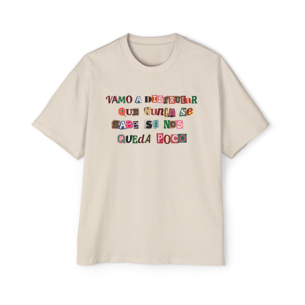 Vamo a disfrutar - Men's Heavy Oversized Tee