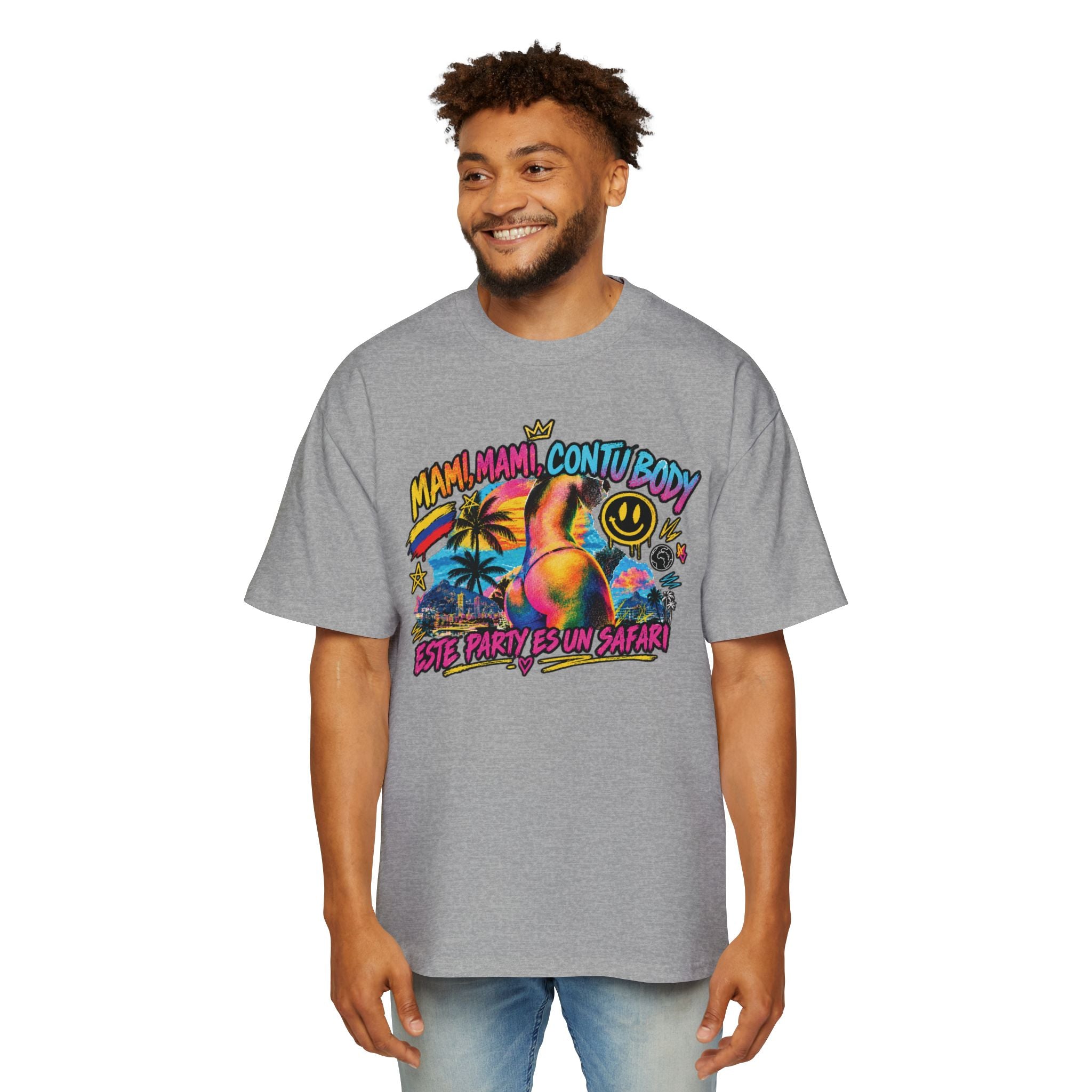 Con tu body - Men's Heavy Oversized Tee