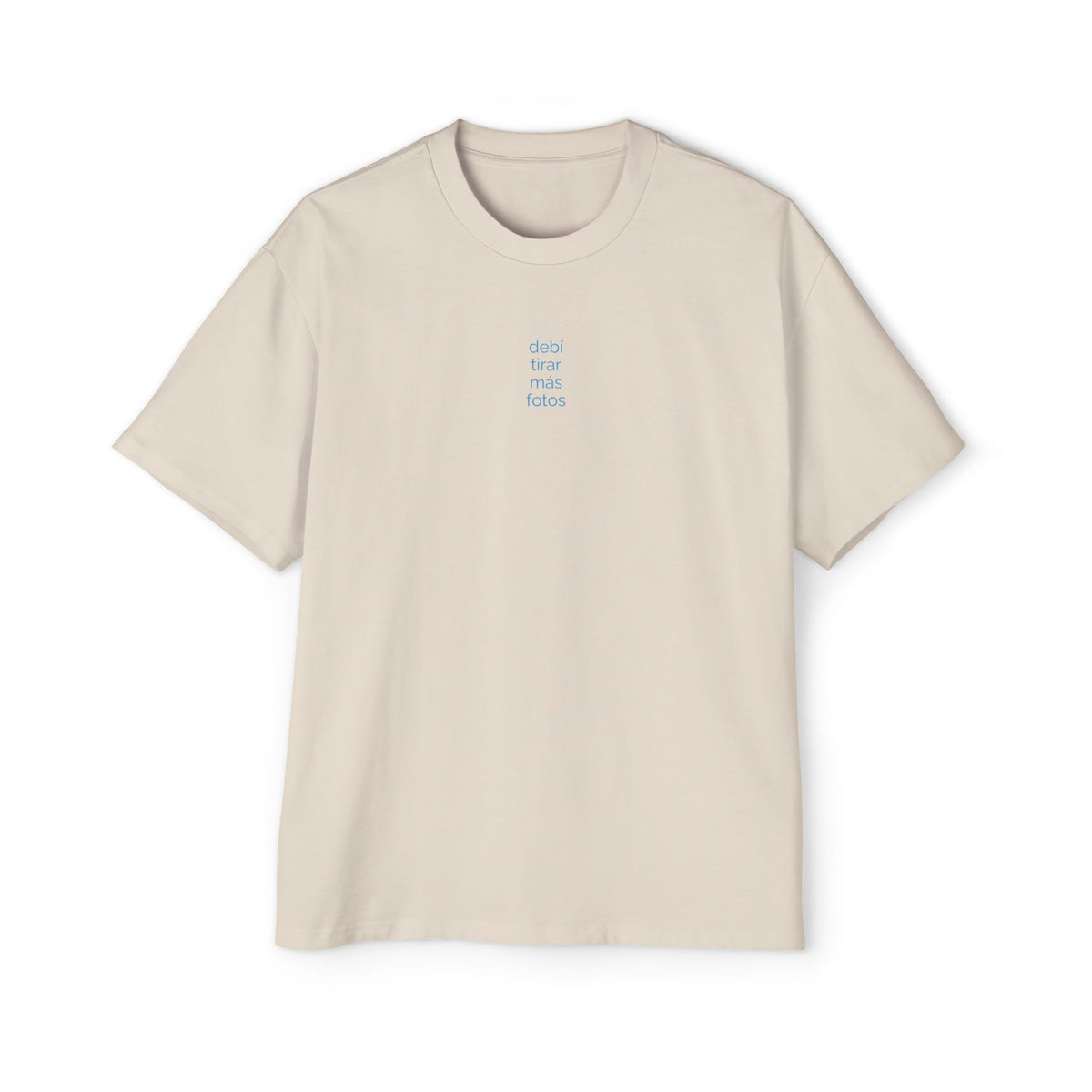 Mientras uno está vivo - Men's Heavy Oversized Tee