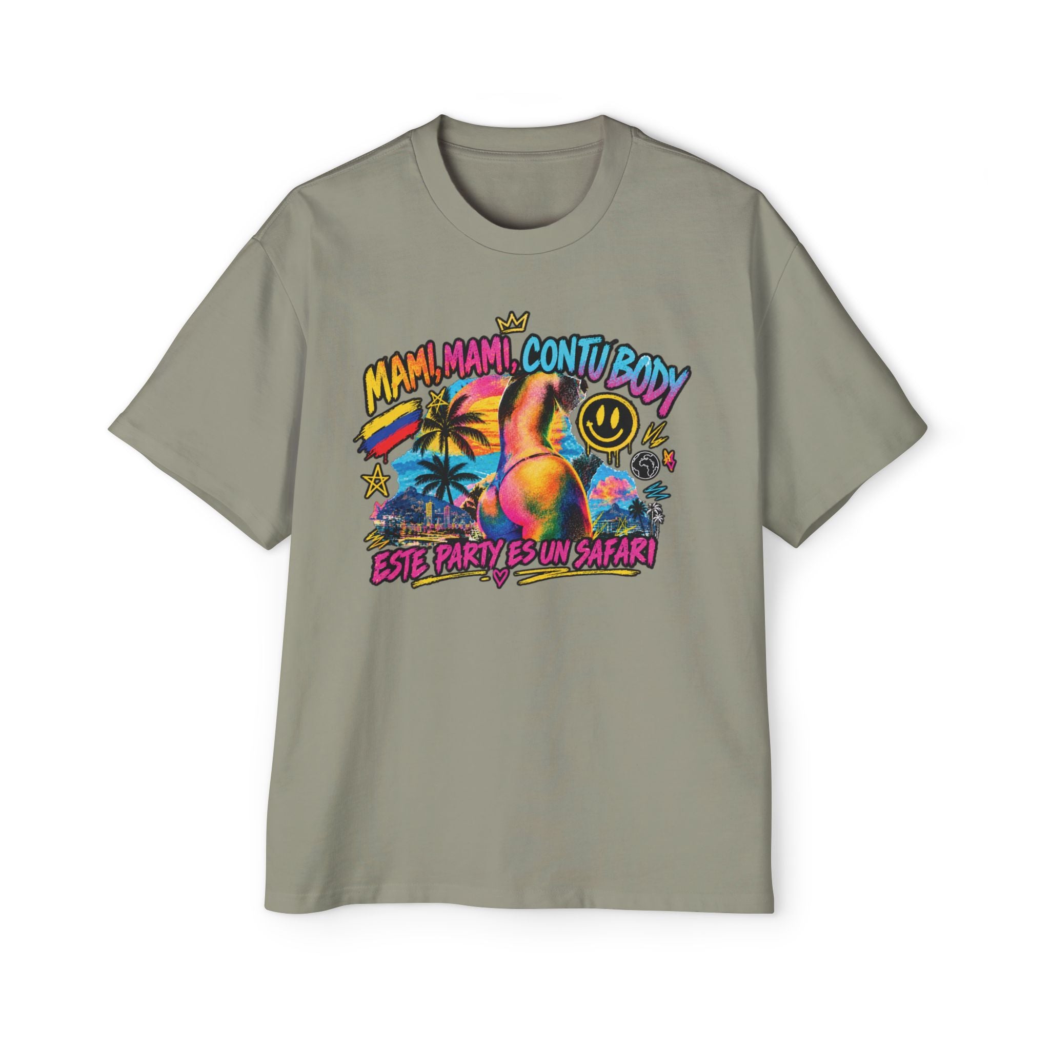 Con tu body - Men's Heavy Oversized Tee