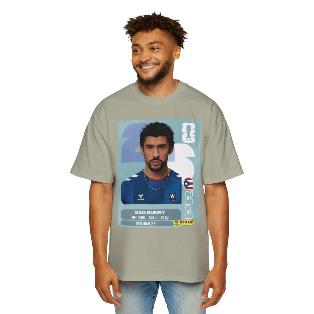 Bad conejo panini  - Men's Heavy Oversized Tee