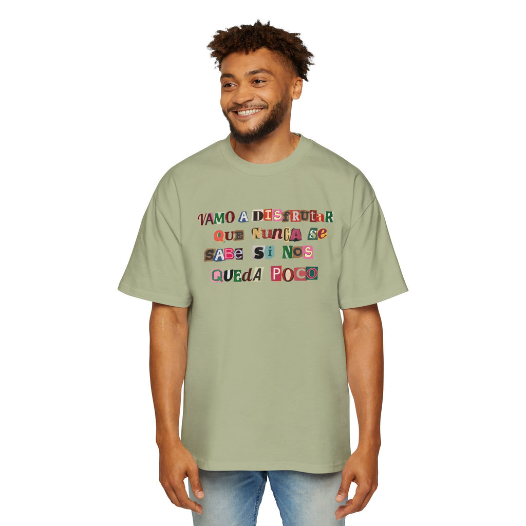 Vamo a disfrutar - Men's Heavy Oversized Tee