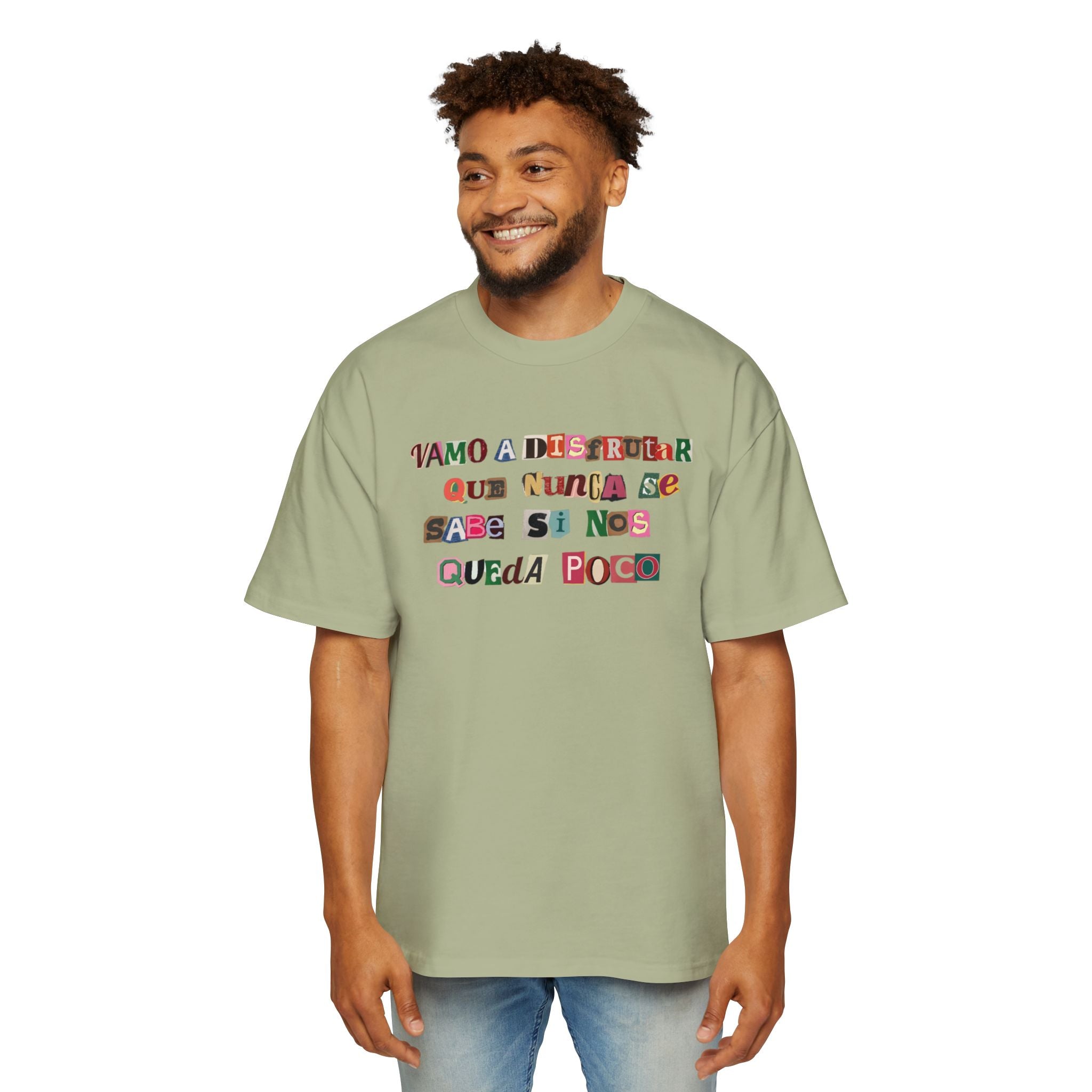 Vamo a disfrutar - Men's Heavy Oversized Tee