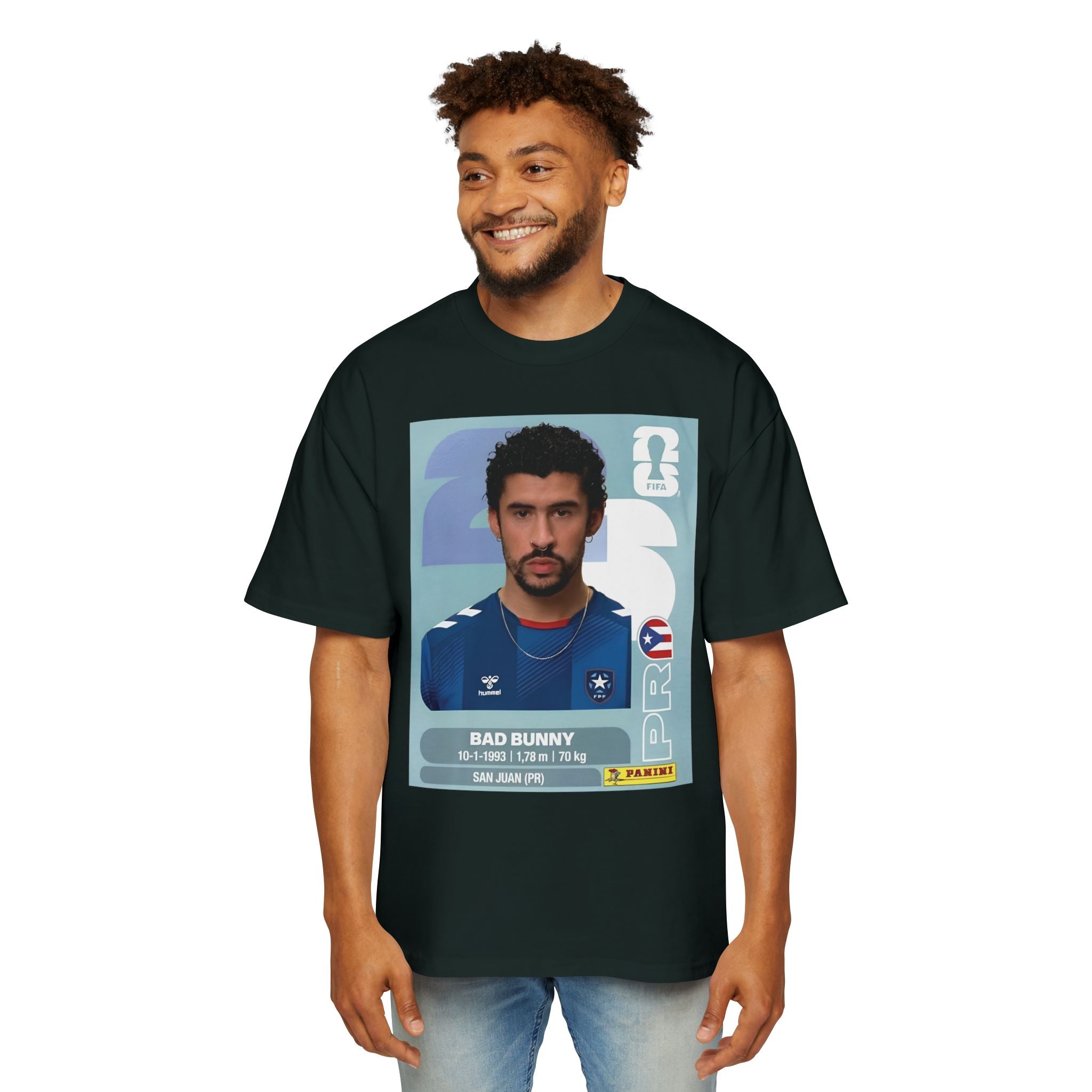 Bad conejo panini  - Men's Heavy Oversized Tee