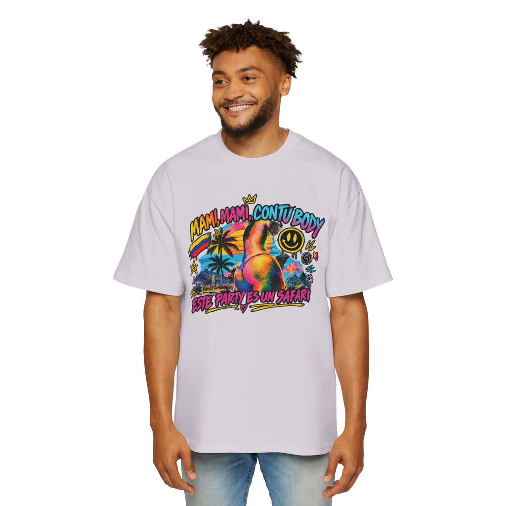 Con tu body - Men's Heavy Oversized Tee