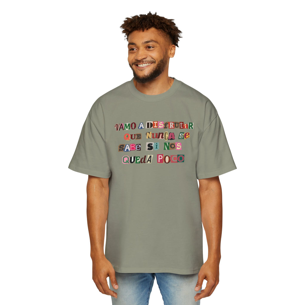 Vamo a disfrutar - Men's Heavy Oversized Tee