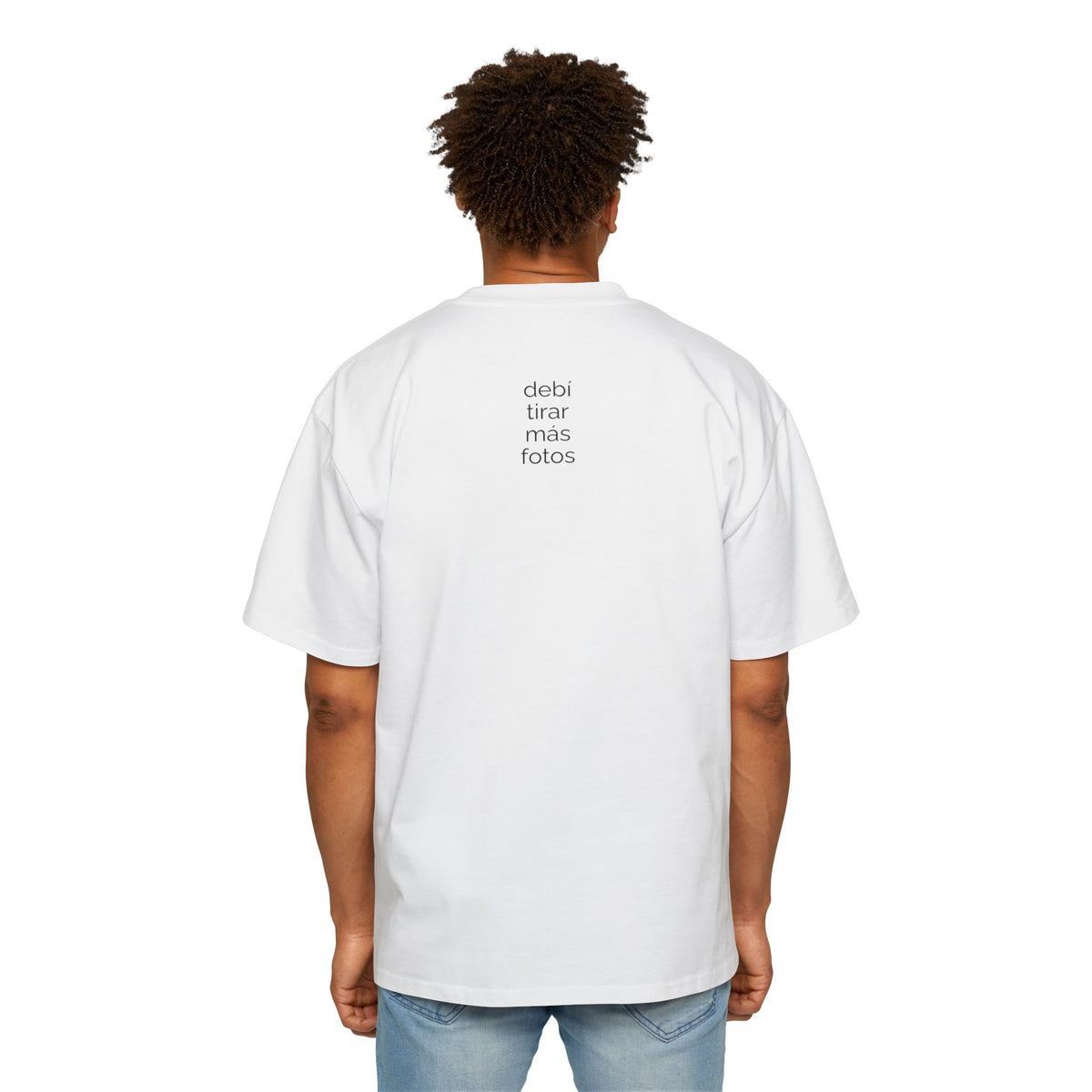 Copy of Debí tirar más fotos - Men's Heavy Oversized Tee