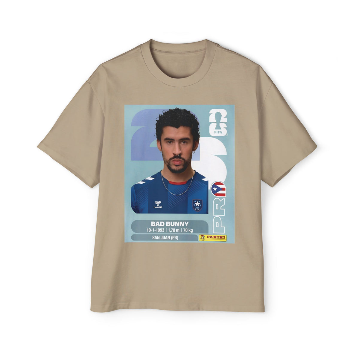 Bad conejo panini  - Men's Heavy Oversized Tee