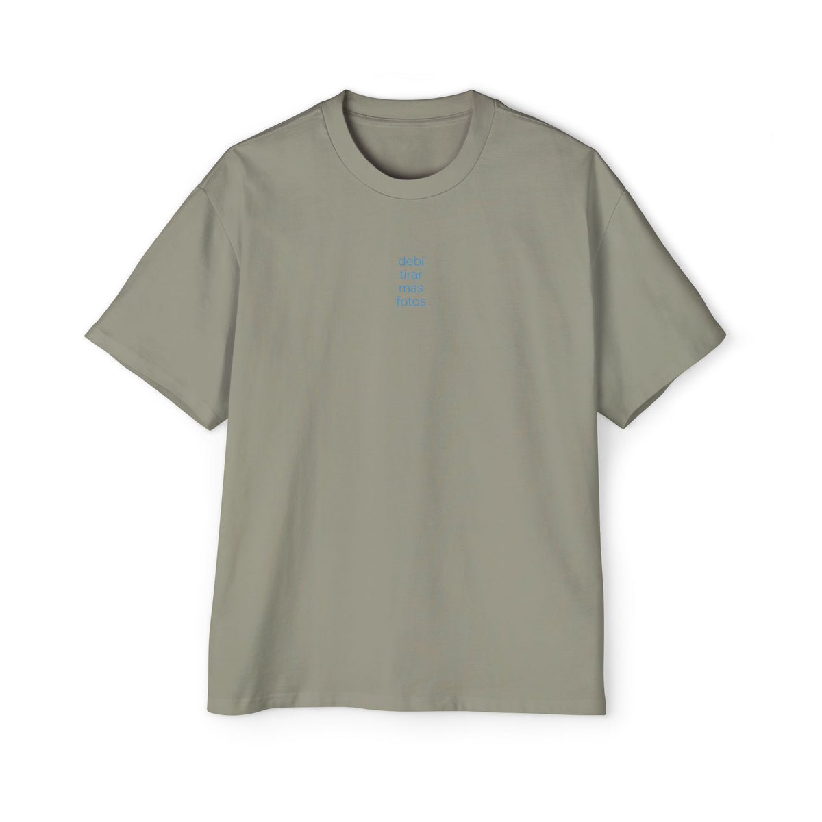 Mientras uno está vivo - Men's Heavy Oversized Tee
