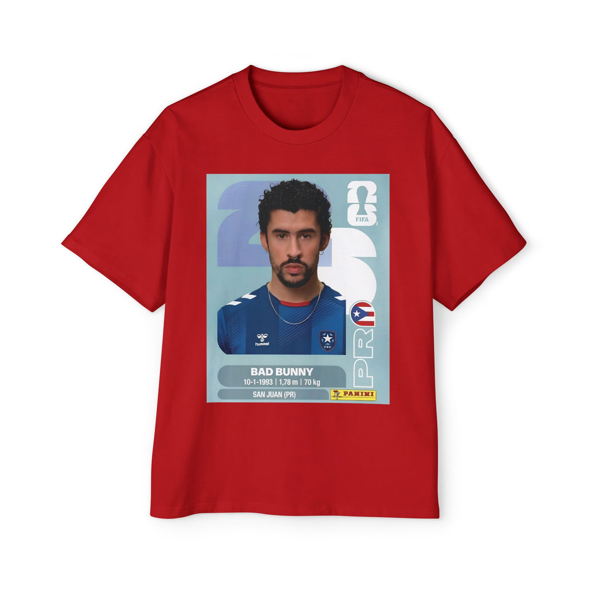 Bad conejo panini  - Men's Heavy Oversized Tee