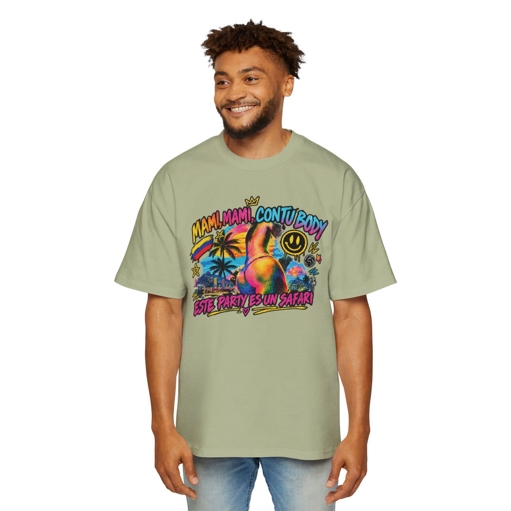 Con tu body - Men's Heavy Oversized Tee