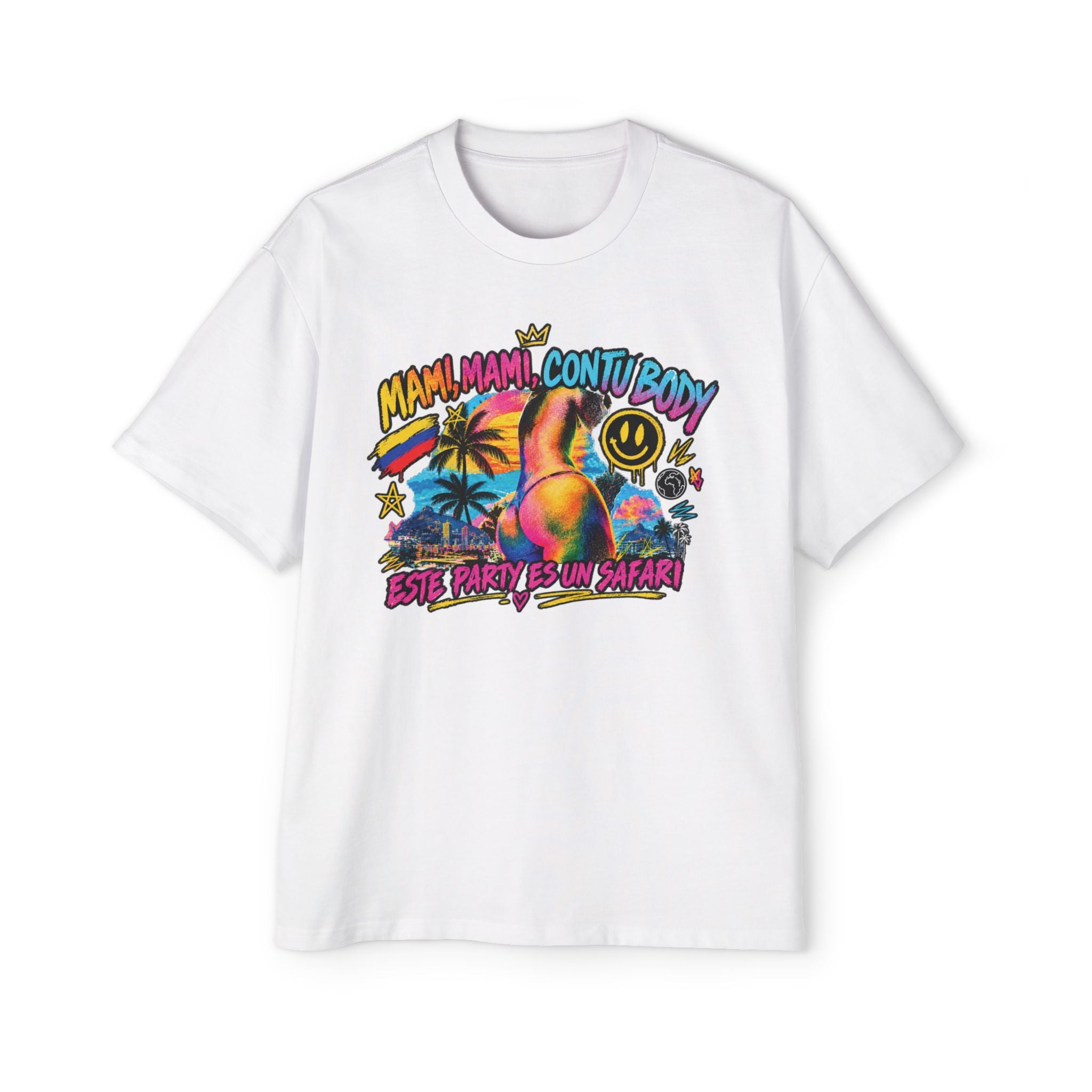 Con tu body - Men's Heavy Oversized Tee