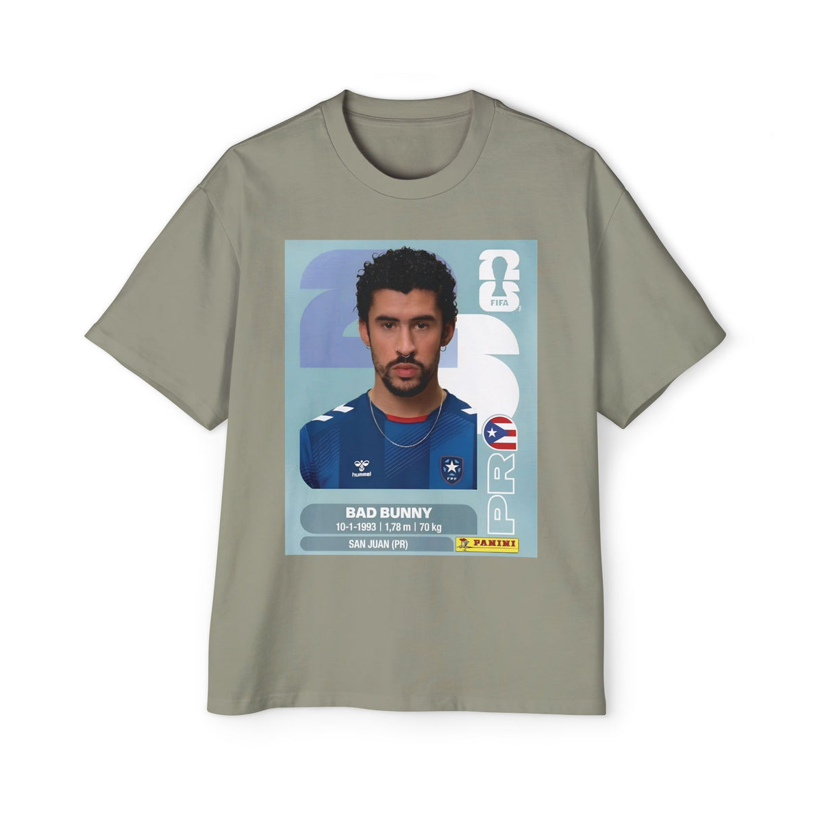 Bad conejo panini  - Men's Heavy Oversized Tee