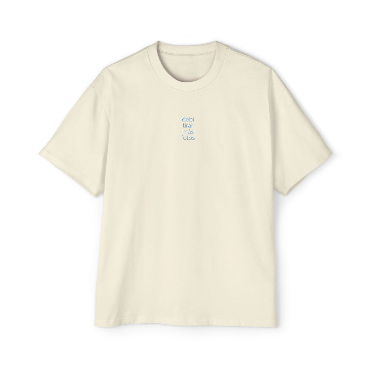 Mientras uno está vivo - Men's Heavy Oversized Tee