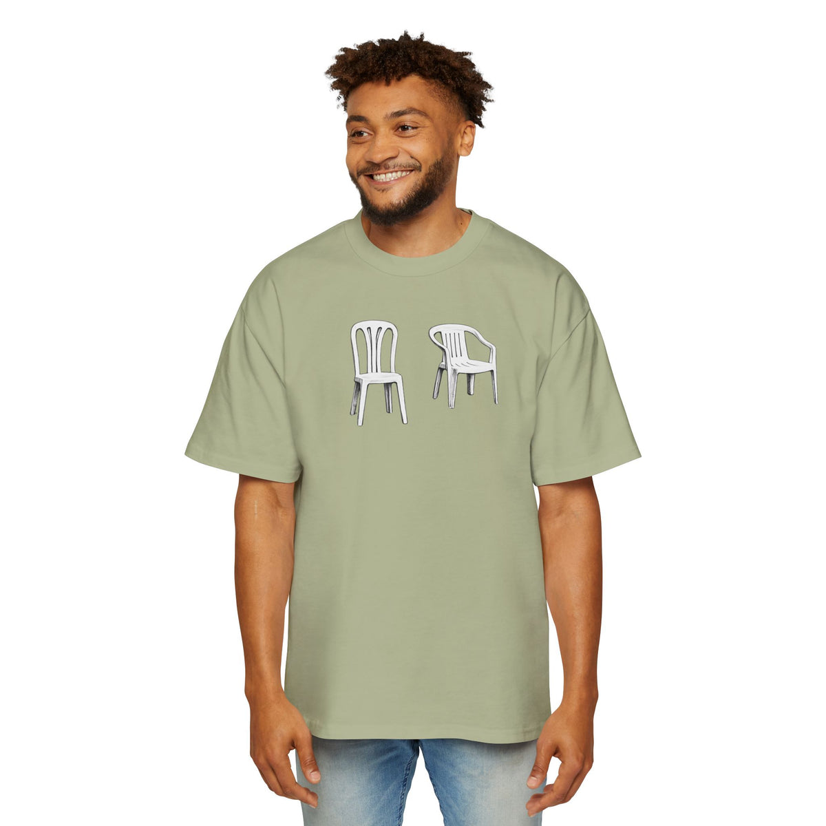 Copy of Debí tirar más fotos - Men's Heavy Oversized Tee