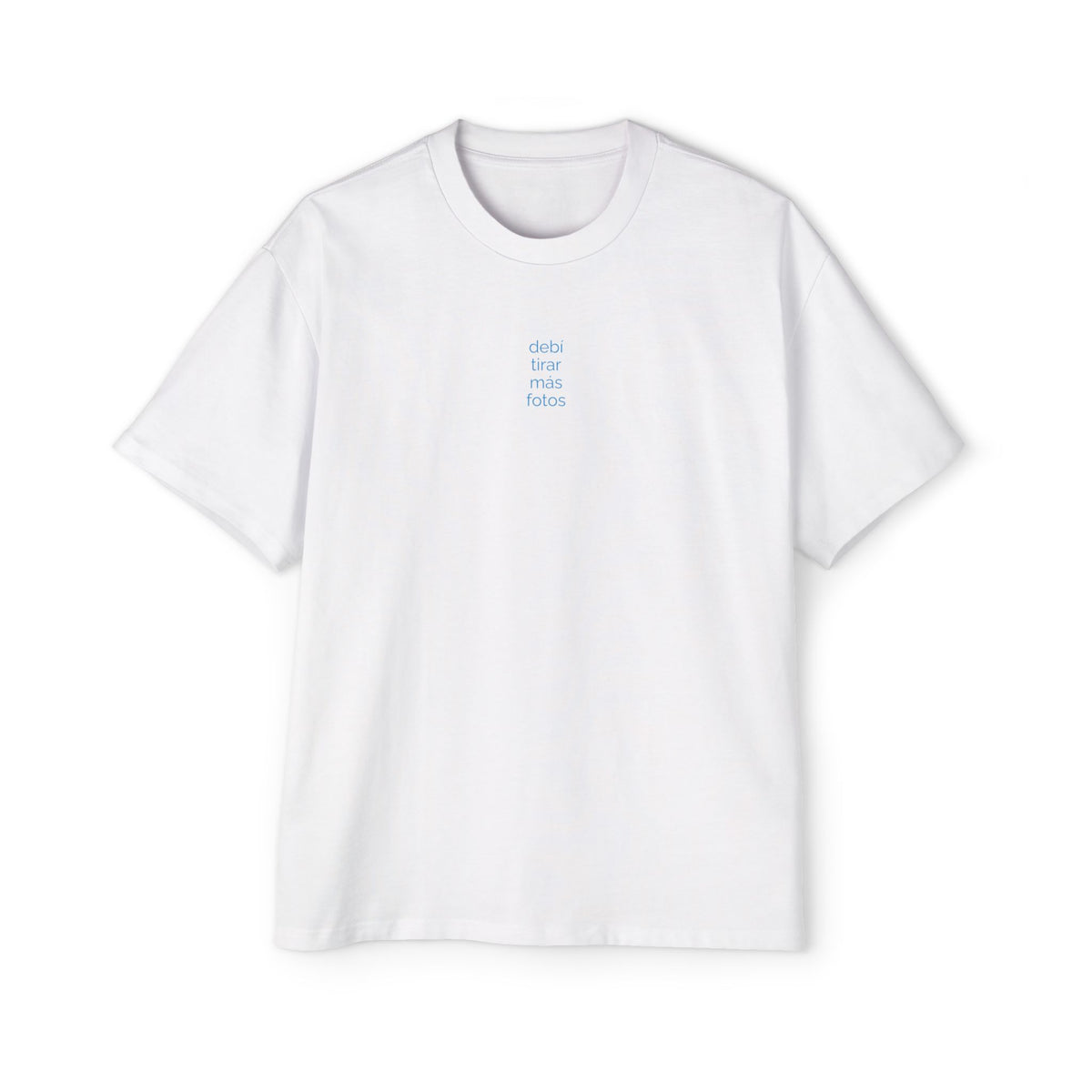 Mientras uno está vivo - Men's Heavy Oversized Tee