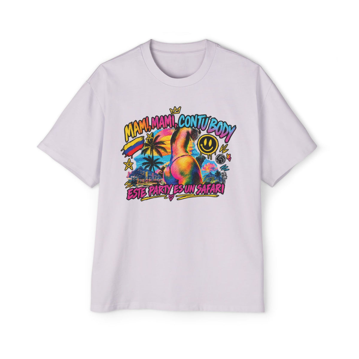 Con tu body - Men's Heavy Oversized Tee