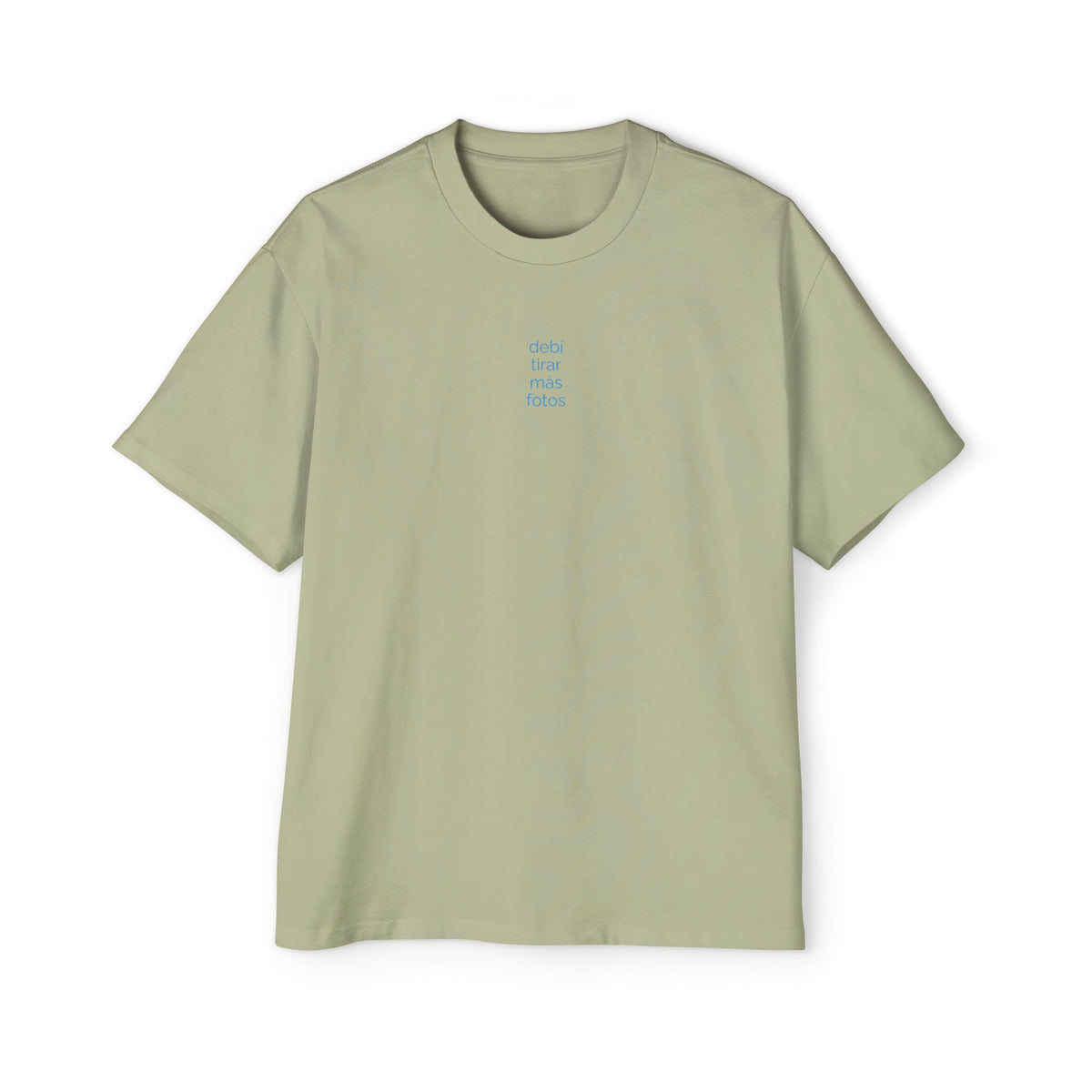 Mientras uno está vivo - Men's Heavy Oversized Tee
