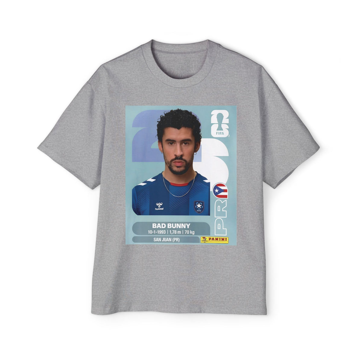 Bad conejo panini  - Men's Heavy Oversized Tee